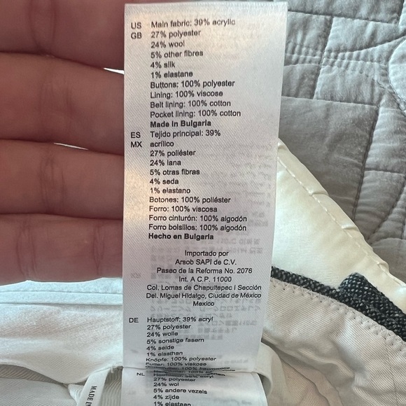 SANDRO Daniel Checked Pants Size 36 - Picture 10 of 16